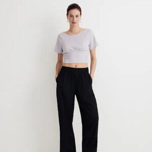 Madewell Lavender Cropped Tee